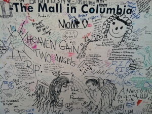 The Wall at the Mall for Brianna and Tyler